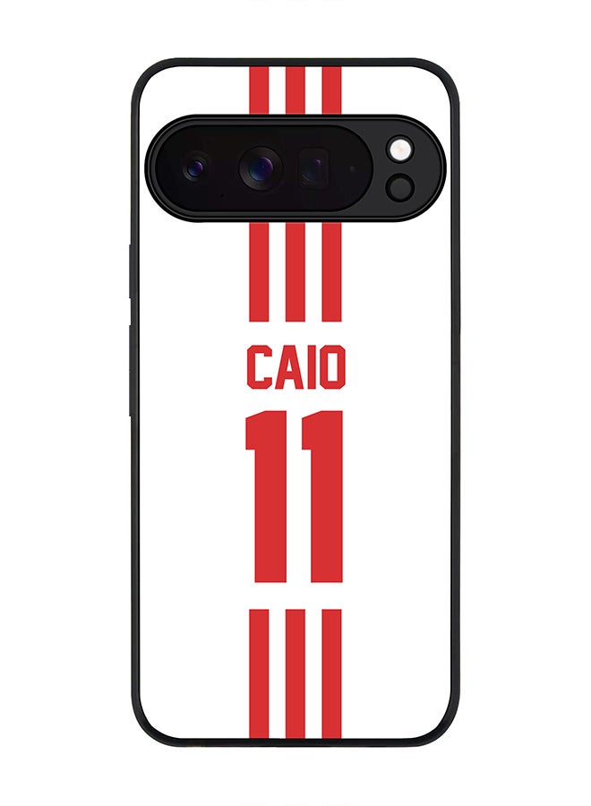 For Google Pixel 10 Pro XL Case,Slim fit Camera Protection, Shockproof Thin Phone cover  - Football - UAE,  Caio